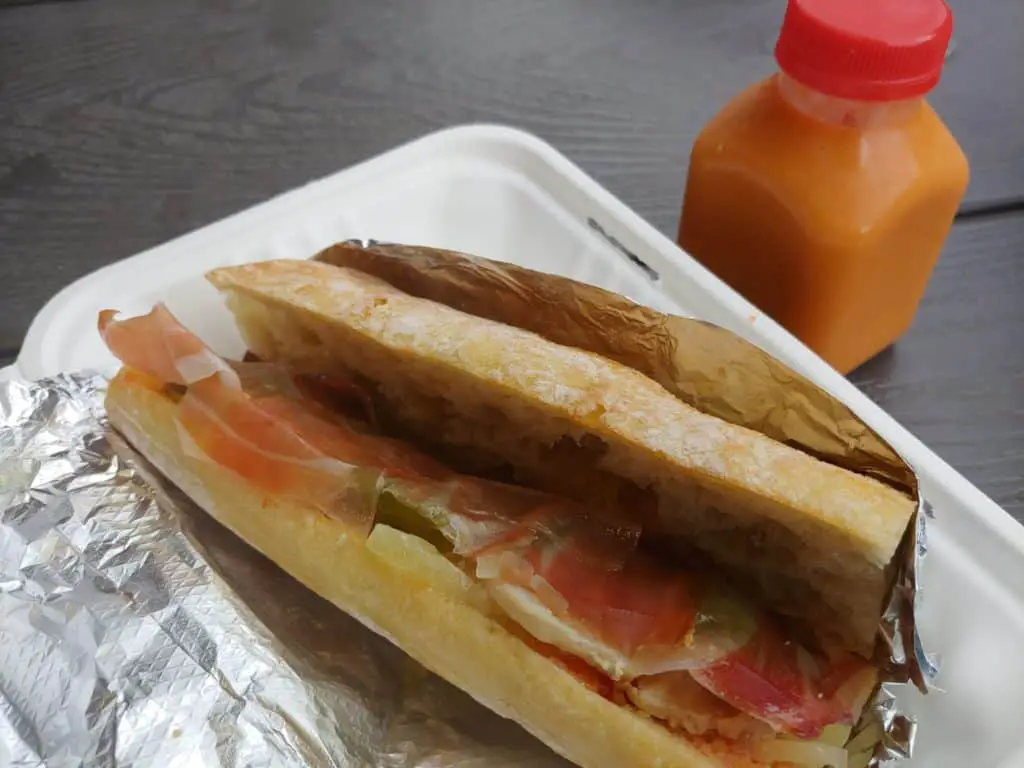 serranito sandwich at La Bodega in Ithaca, NY