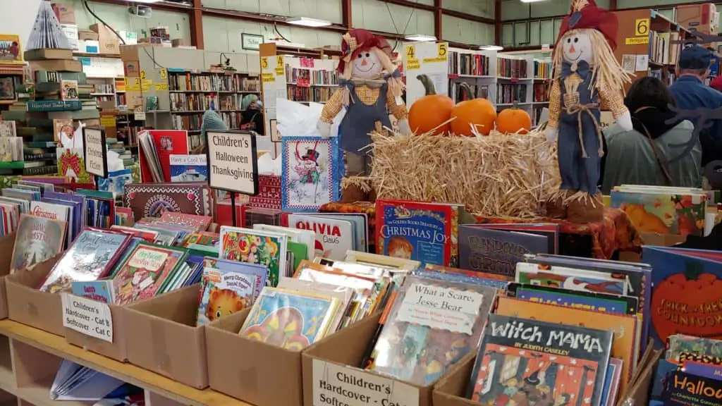 Holiday books at Ithaca Book Sale