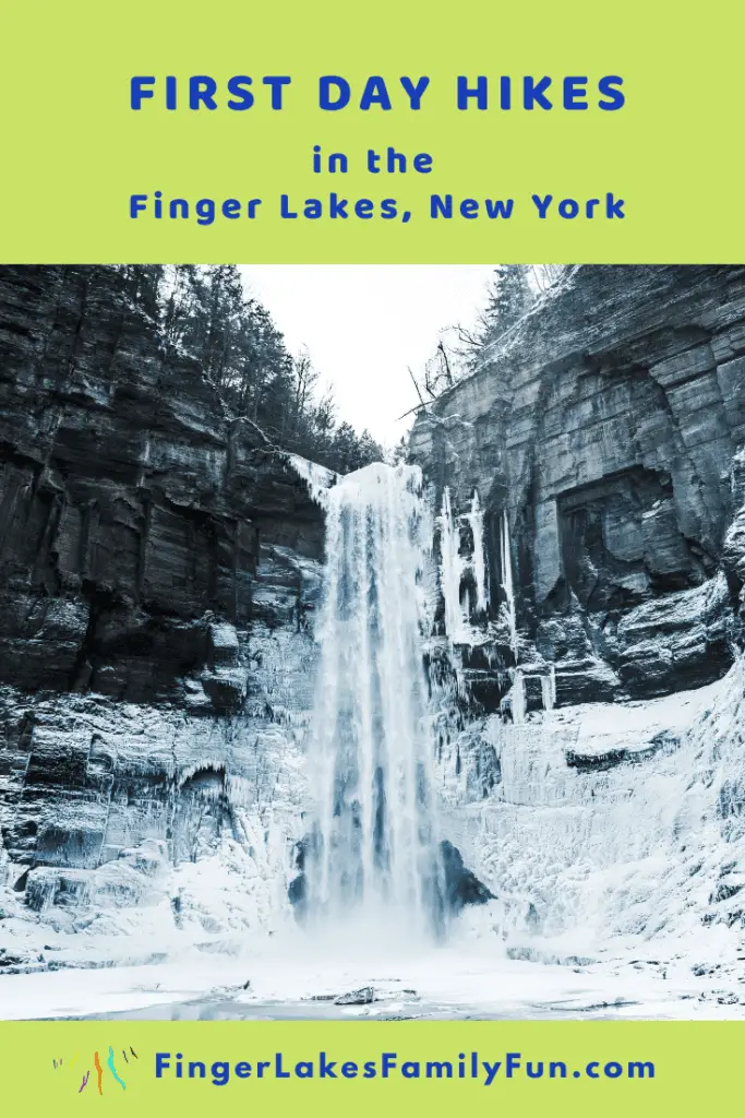 First Day Hikes in the Finger Lakes of New York, image of Taughannock Falls