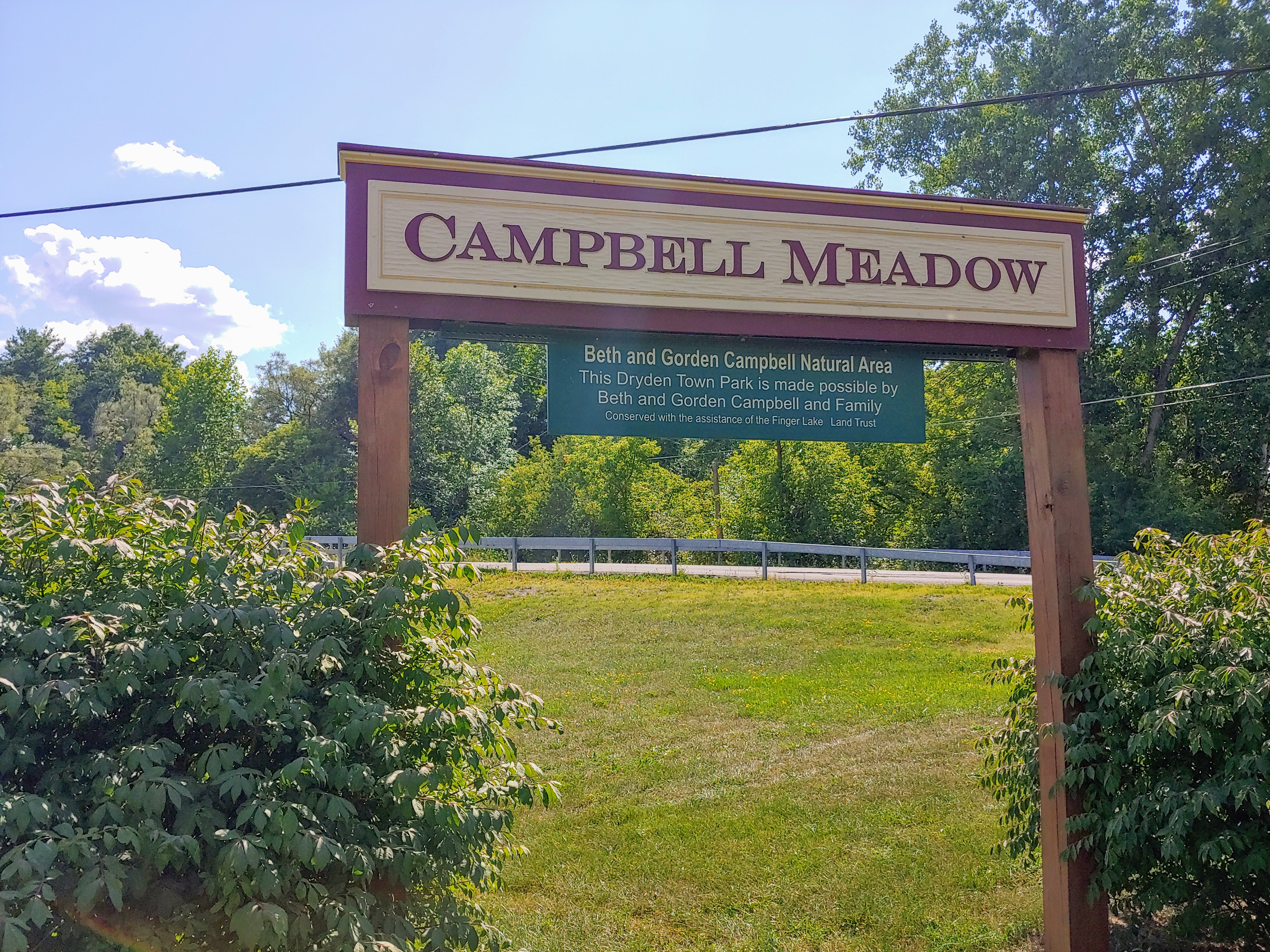 Campbell Meadow sign