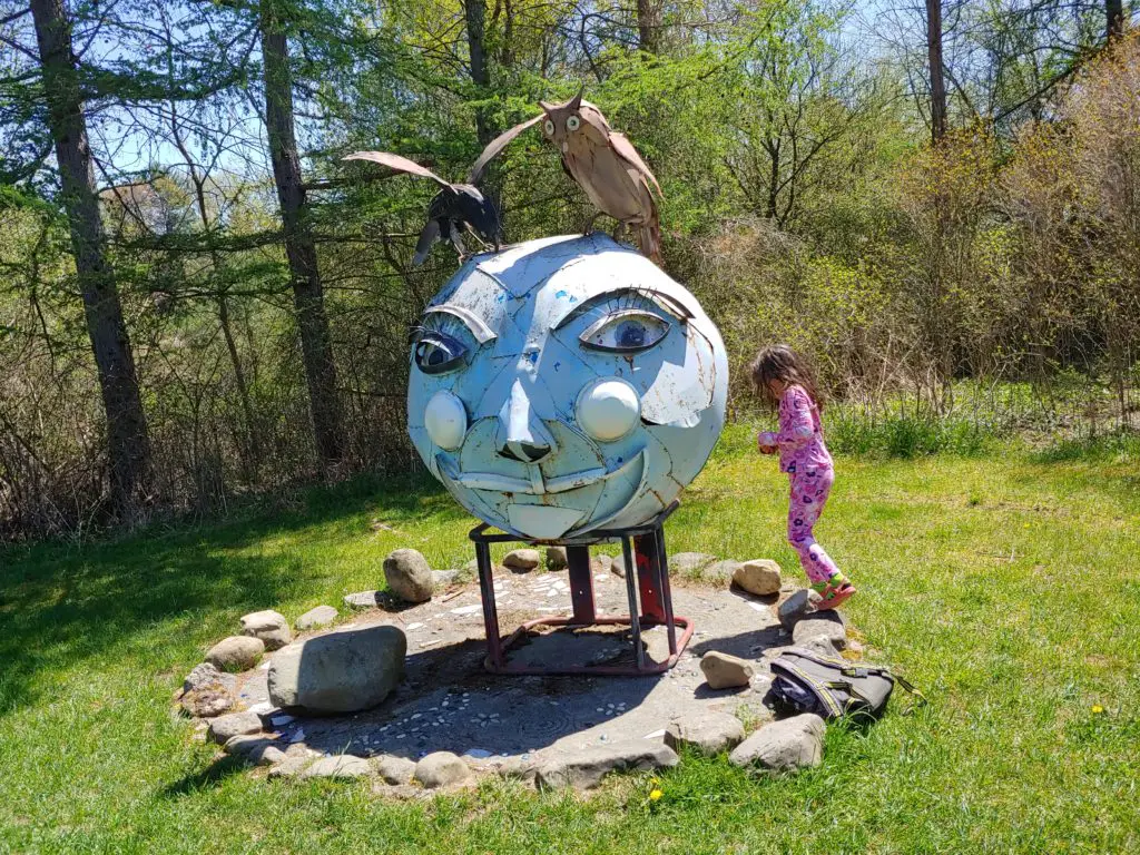 Art on the Eric Kroot Art Trail at Lime Hollow