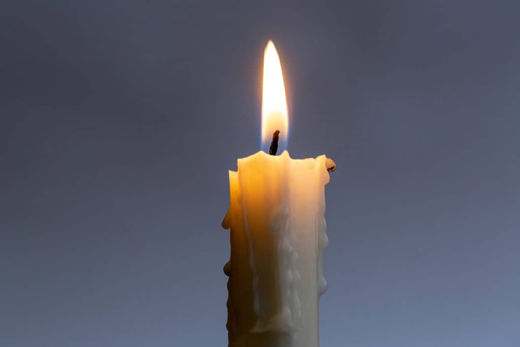 burning candle

