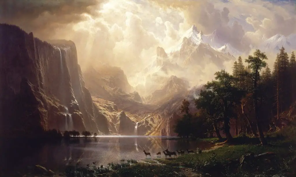 Albert Bierstadt painting