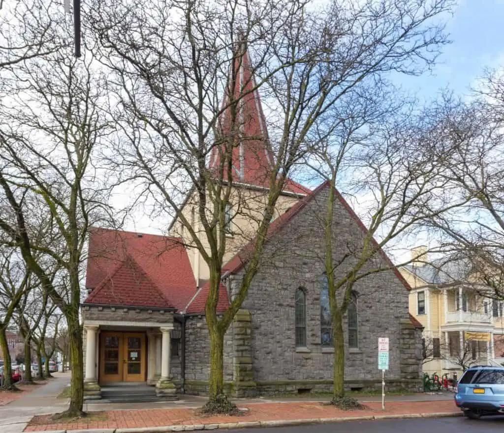 Unitarian church in Ithaca NY