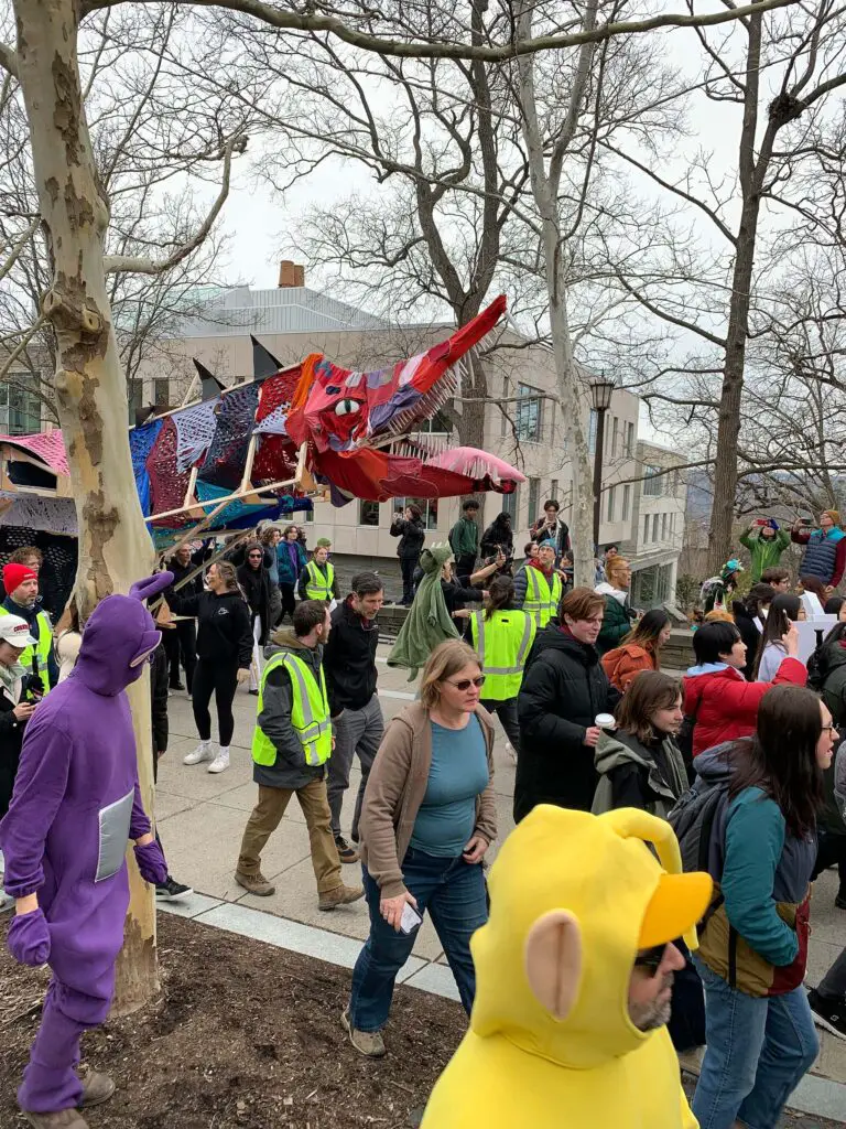 Dragon day parade Cornell