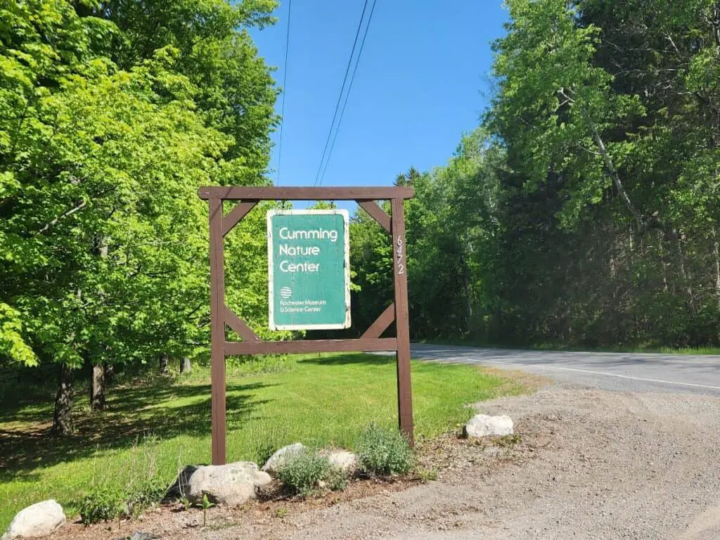 Cumming Nature Center sign